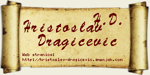 Hristoslav Dragičević vizit kartica